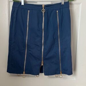 Escada Sport midi skirt with multi zippers unique quality designer piece 10